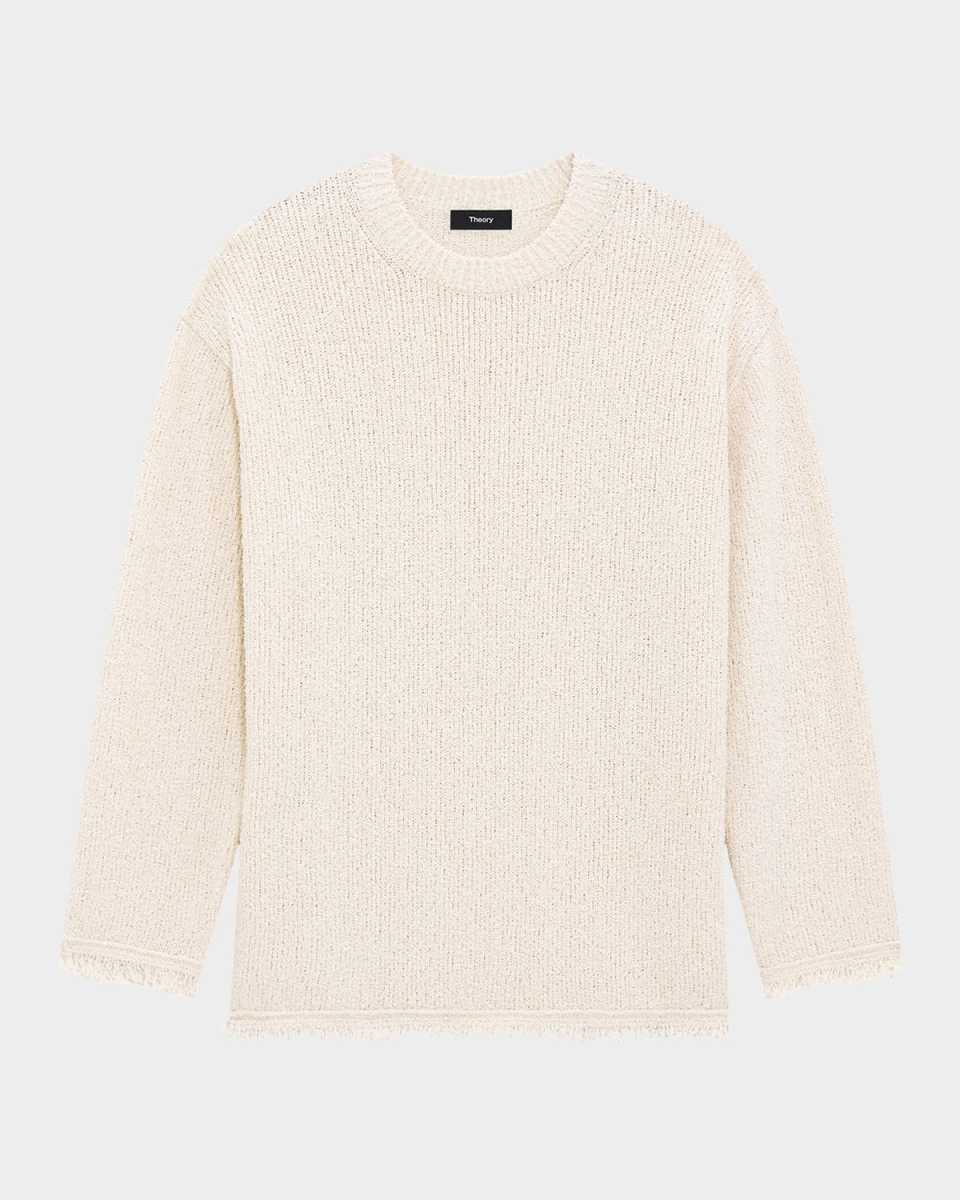 Relaxed Boucle Crewneck Sweater